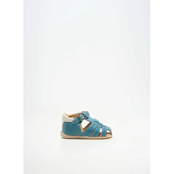 Sandales/nu Pieds Babybotte Bleu Bout Rond