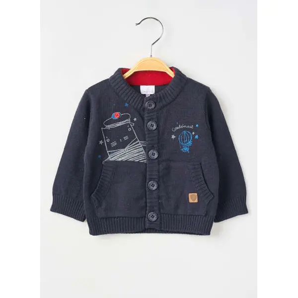 Gilet Manches Longues Coudemail Bleu