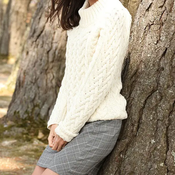 Pull Sligo Ecru Aran Woollen Mills