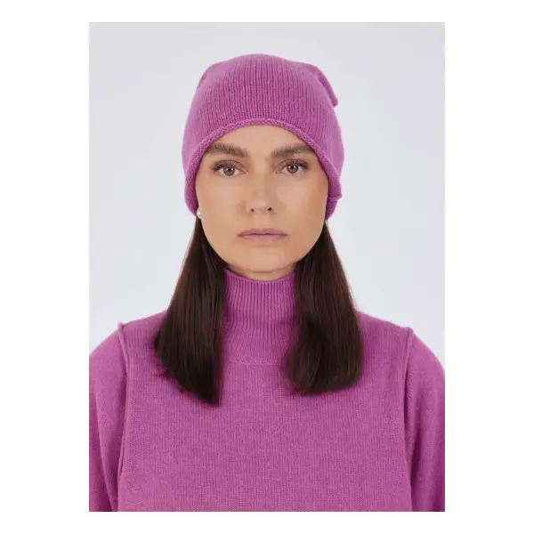 Bonnet cachemire ines orchidee - Notshy