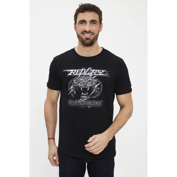 T-shirt Live in concert noir