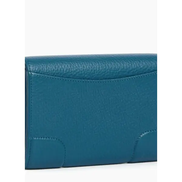 Petit portefeuille zippé Romy en cuir grainé - Le Tanneur