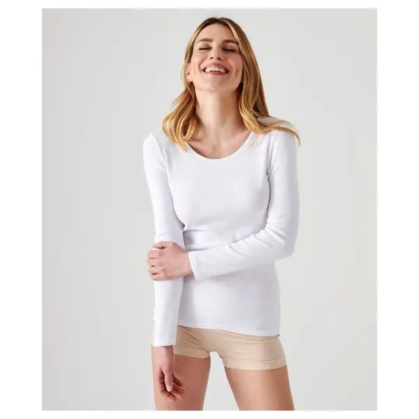 T-shirt manches longues fine côte Thermolactyl