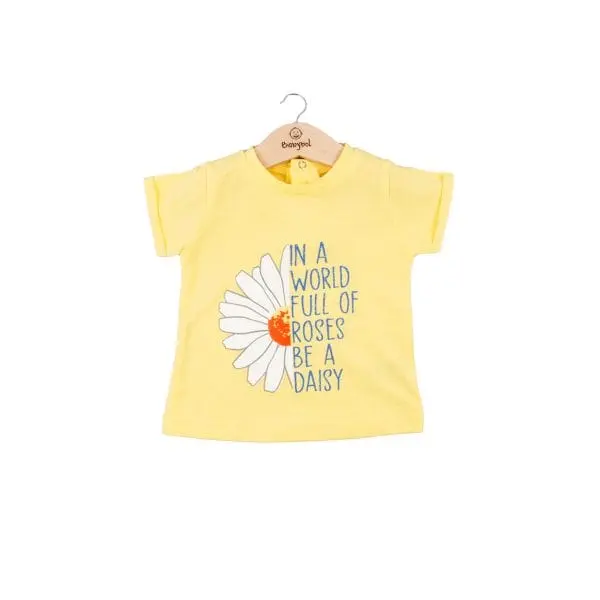 T-SHIRT JAUNE FILLE CAMISETA