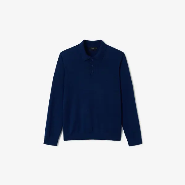 Polo en maille 100% mérinos