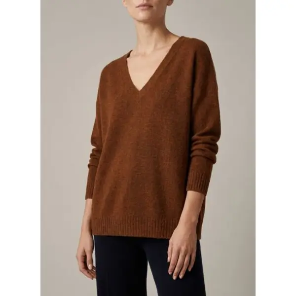 Pull col v ample - femme - orme - Bompard