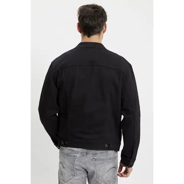 Veste trucker noire
