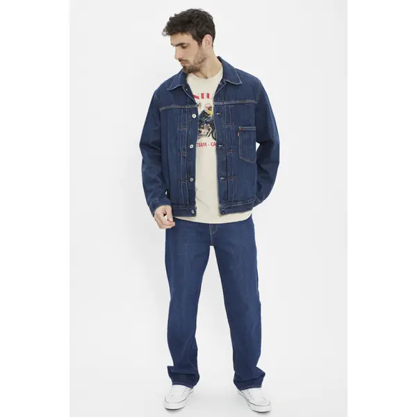 Veste en jean trucker vintage