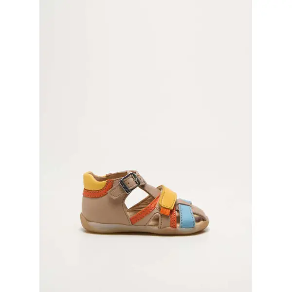 Sandales/nu Pieds Babybotte Beige Bout Rond