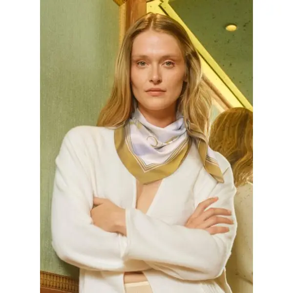 Yves delorme - foulard en soie multicouleurs, 180 ans - Yves Delorme