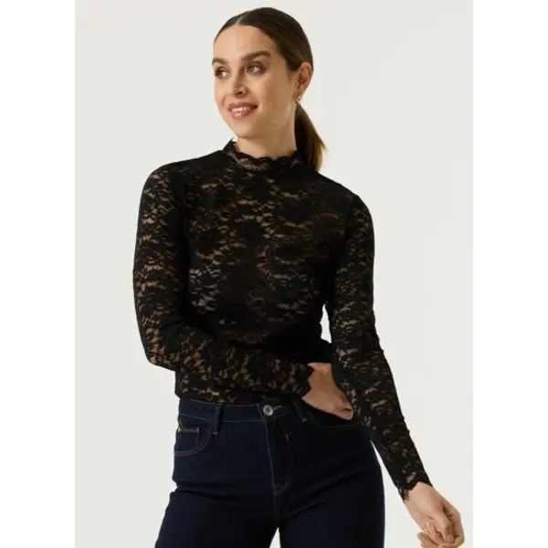 Women t-shirt black - Garcia