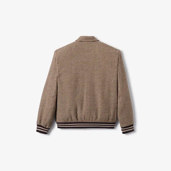 Blouson col chemise pied de puce