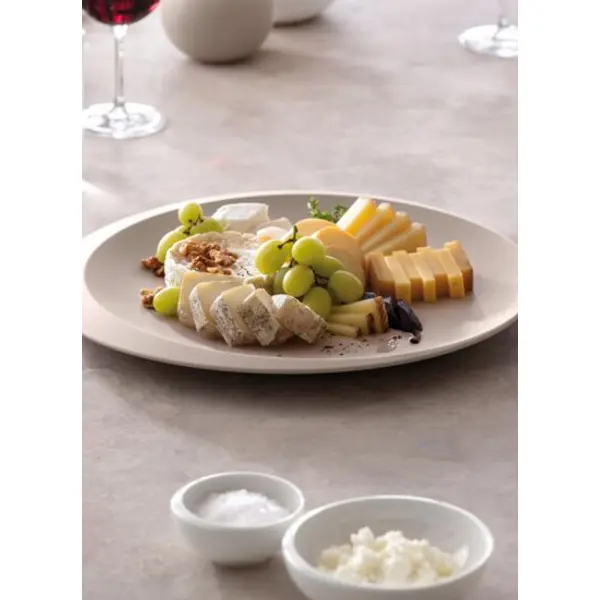 NewMoon Beige - Plat de présentation, beige, en porcelaine haut de gamme - Villeroy & Boch
