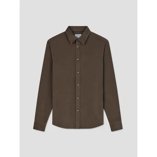 Chemise slim en velours