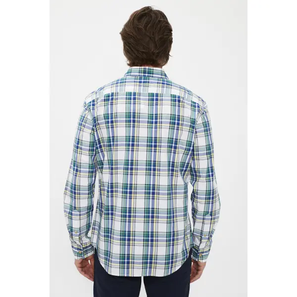 Chemise à carreaux Ls Battery coupe slim