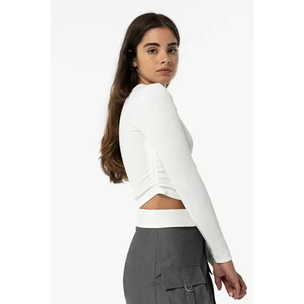 T-shirt Court Manches Longues Blanc Tiffosi : Confort et Style pour Ado 10 - 16 ans 10057258