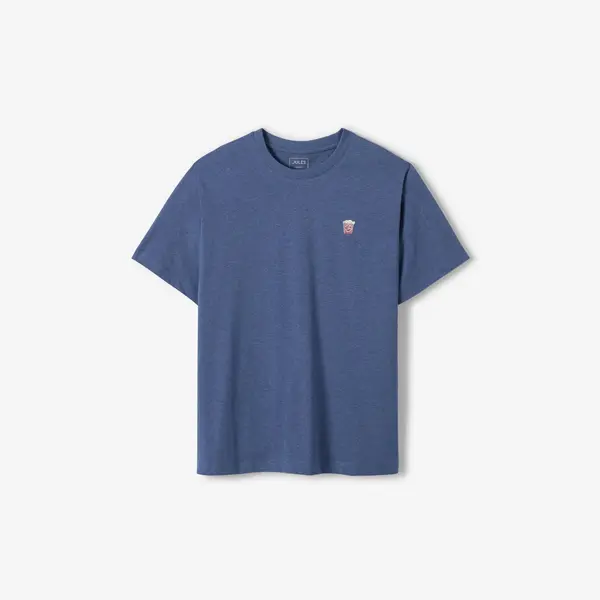 Tee shirt chiné brodé