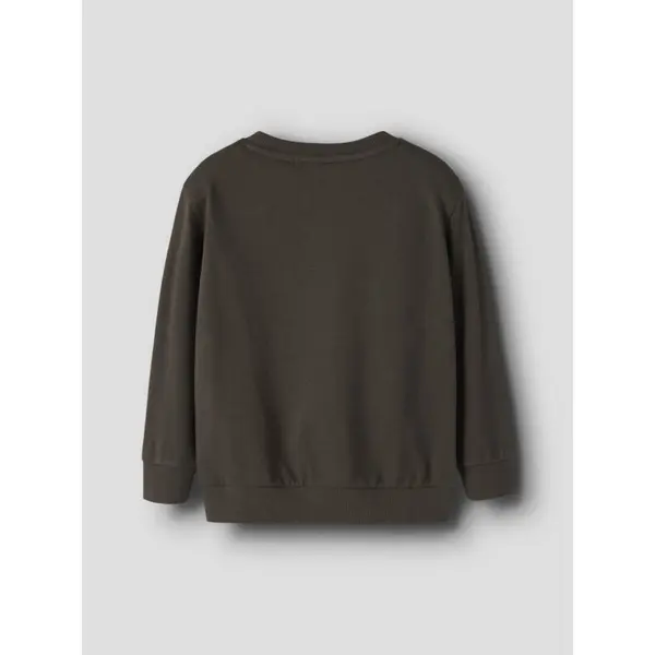 Sweat col rond marron bébé garçon Name It NMMVODER – Confort & look décontracté