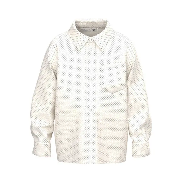 CHEMISE BLANCHE A MOTIF GARCON MINI NAME IT
