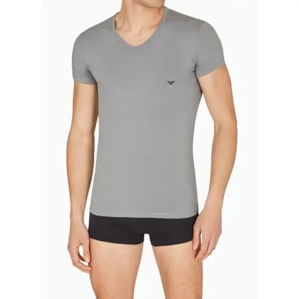 Sous-vêtements t-shirt grigio/marine man - Armani