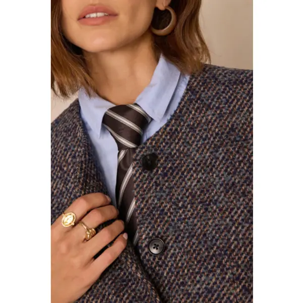 Gilet sans manches PHARELL en laine tweed - Maison 123 Corbeil