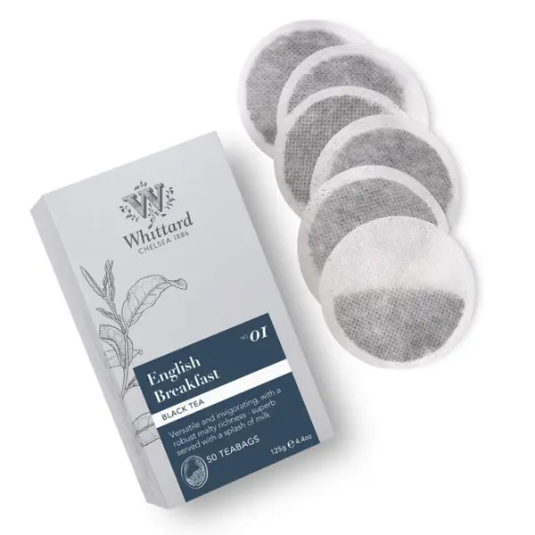 Thé Noir English Breakfast Whittard of Chelsea 50 Sachets 125g