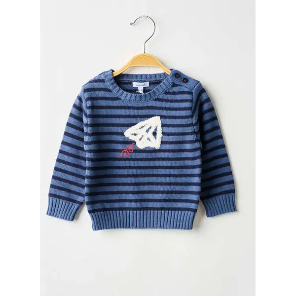 Pull Absorba Bleu Manches Longues