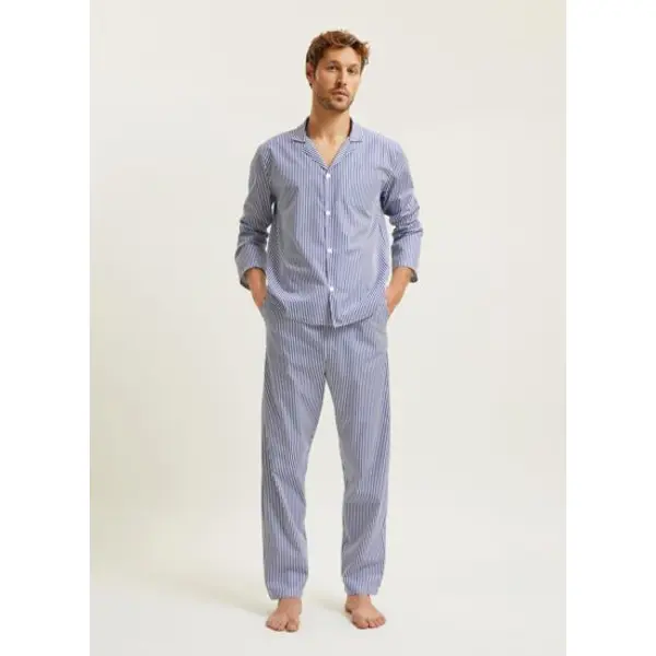 Laurence Tavernier - Pyjama en popeline de coton, Ulysse - Yves Delorme