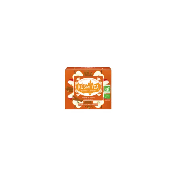 Pomme-cannelle bio - etui 20 sachets mousseline - 28gr - Kusmi Tea