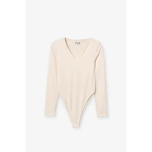 Body blanc manches longues col V Tiffosi TYW