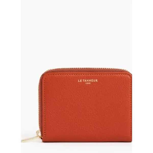 Porte monnaie Emilie en cuir grainé - Le Tanneur