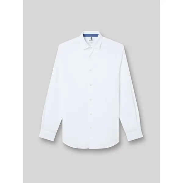 Chemise slim en oxford unie