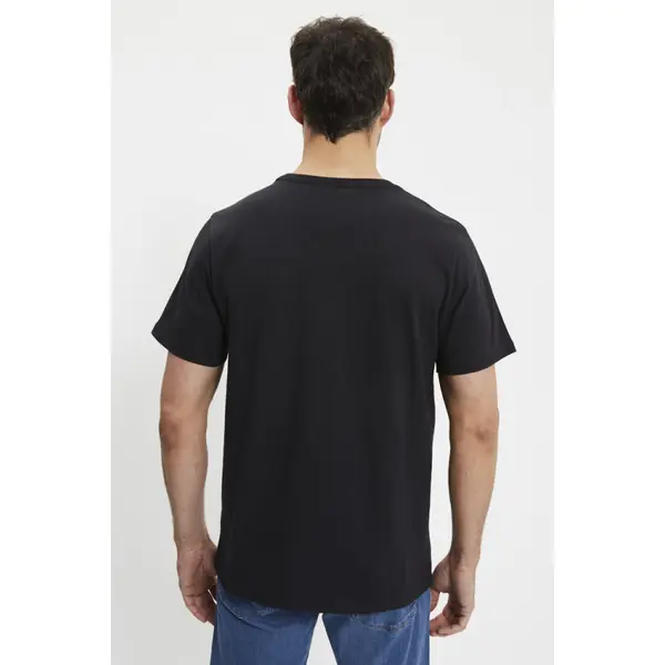 T-shirt Original col V noir