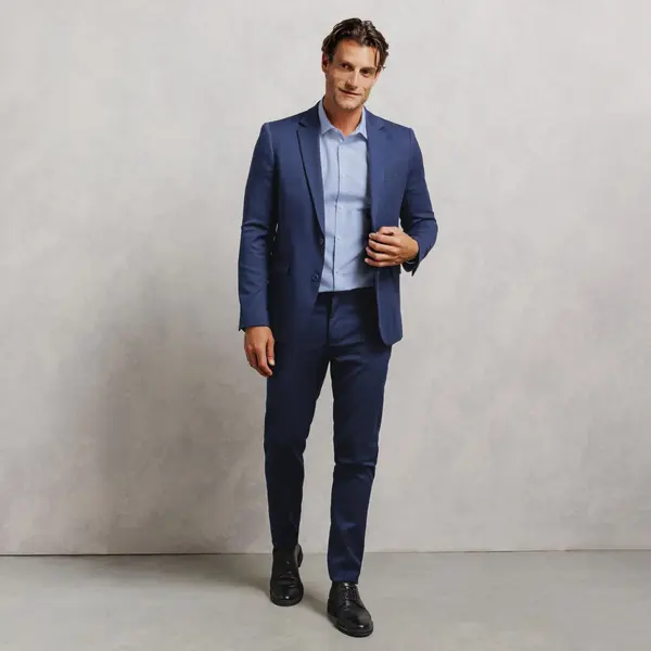 Chemise 100% coton slim rayée sans repassage