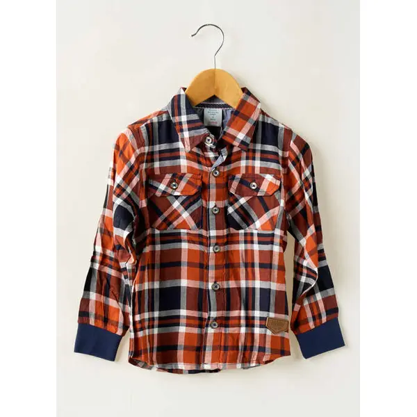 Chemise Manches Longues Boboli Marron