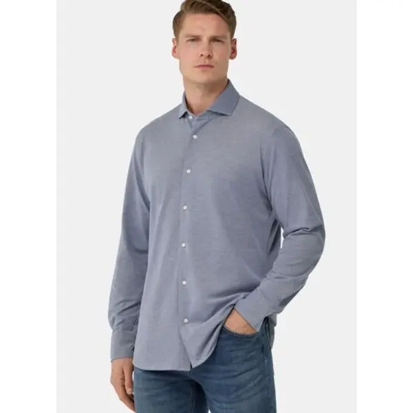 Polo chemise en piqué regular fit - Boggi milano