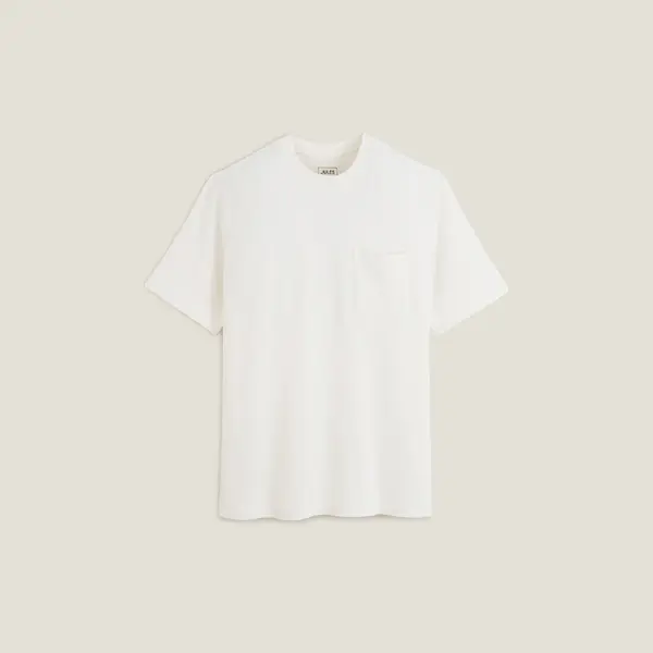 Tee shirt matière texturée col rond