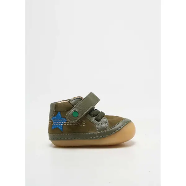 Bottillons Kickers Vert Bout Rond