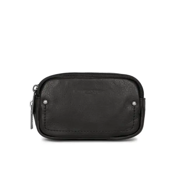 Porte-monnaie zippée soft vintage homme - Lancaster
