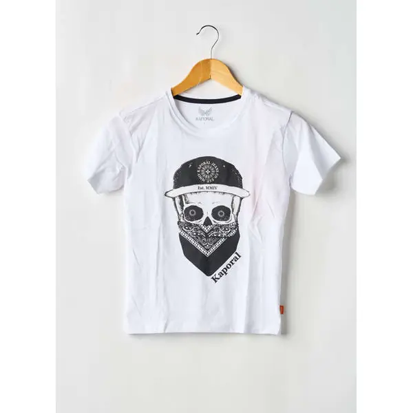 T-shirt Kaporal Blanc Manches Courtes