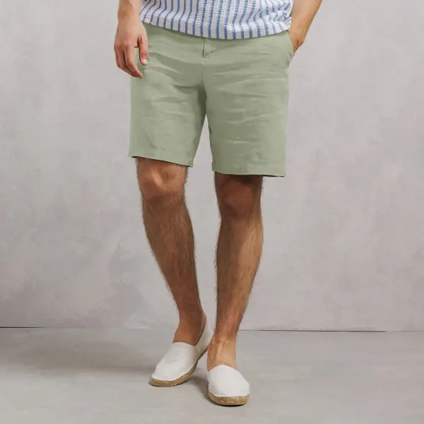 Bermuda chino 100% lin