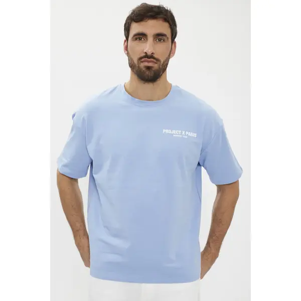 T-shirt Member's club bleu