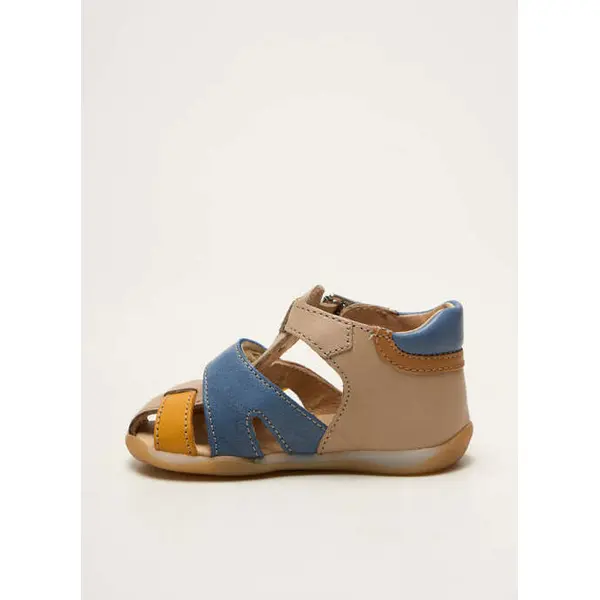 Sandales/nu Pieds Babybotte Beige Bout Rond