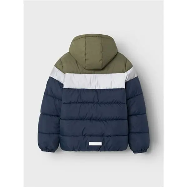 DOUDOUNE CAPUCHE GARCON BLEUE NAME IT NKMMONTEL