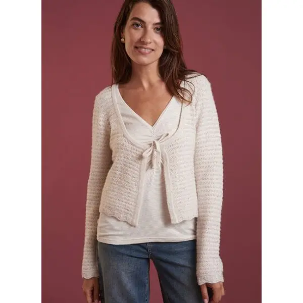 Gilet court a nouer loica - Les petites Bombes