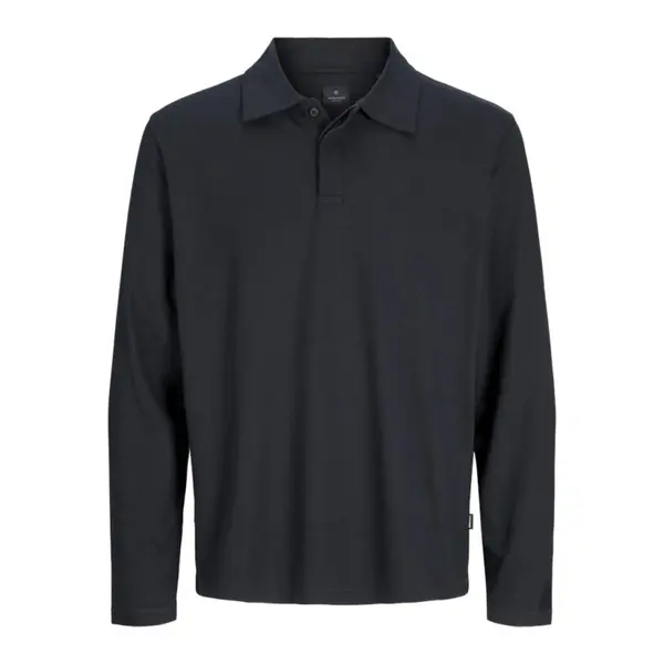 Polo Noir Manches Longues Jack & Jones Homme S au XXL