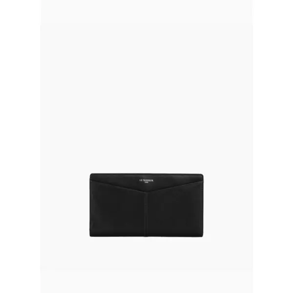 Porte chéquier zippé Charlotte en cuir lisse - Le Tanneur