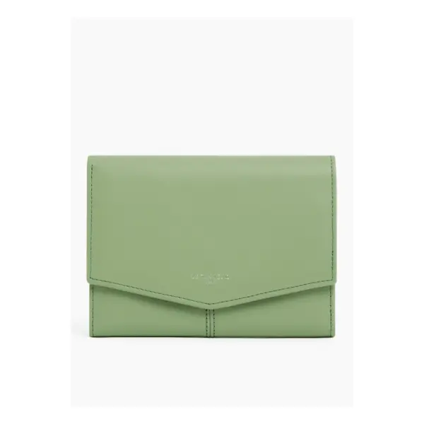 Grand portefeuille zippé Charlotte en cuir lisse - Le Tanneur
