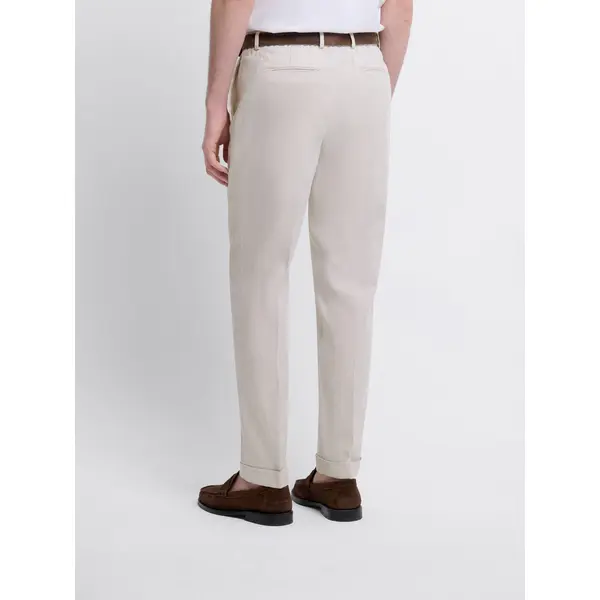 Pantalon de costume en lin mélangé