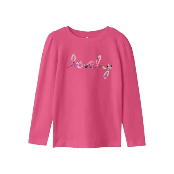 TEE SHIRT LOVELY FILLE NAME IT NKFKIVI